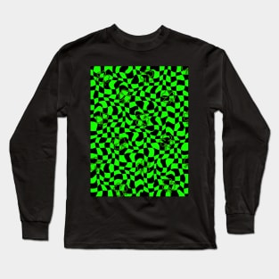 Trippy Shamrock Saint Patricks Day Celebration Long Sleeve T-Shirt